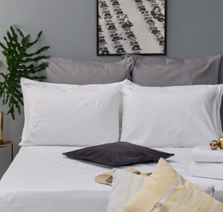 Σεντόνι ''Cozy'' CVC Satin Stripe 220TC