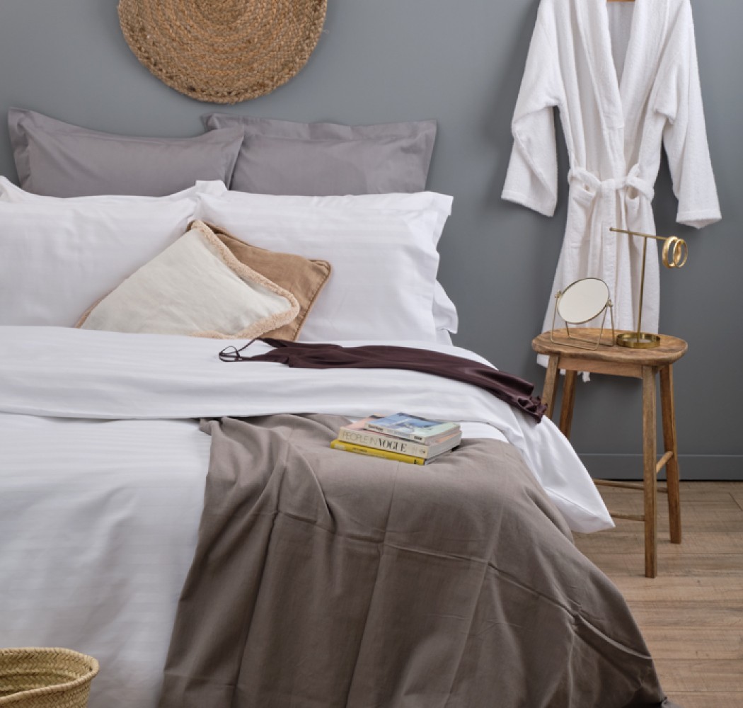 Σεντόνι ''Cozy 2'' CVC Satin Stripe 220TC