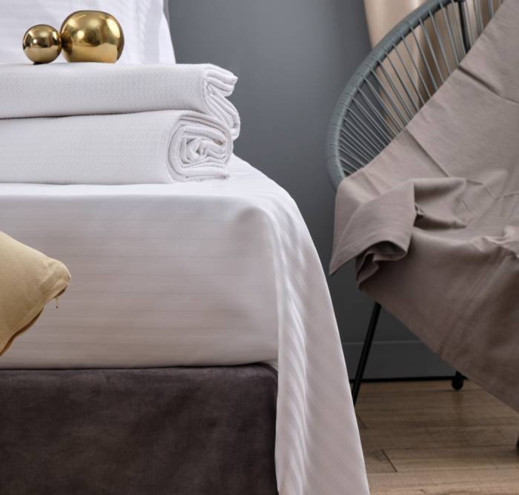 Σεντόνι ''Sense'' Cotton Satin Stripe 240TC