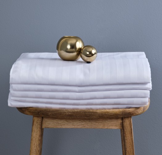 Σεντόνι ''Loft'' Cotton Satin Stripe 300TC