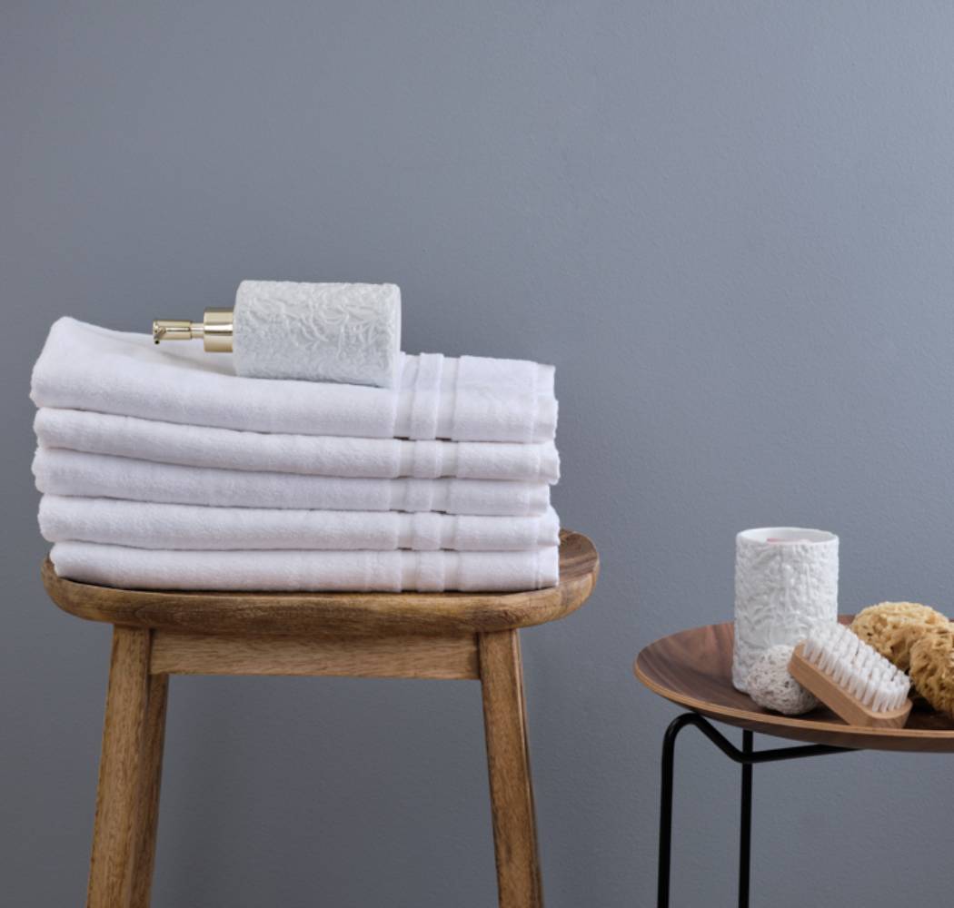 Πατάκι ''Mat'' 100% Cotton Λευκό