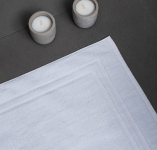 Πατάκι ''Mat'' 100% Cotton Λευκό