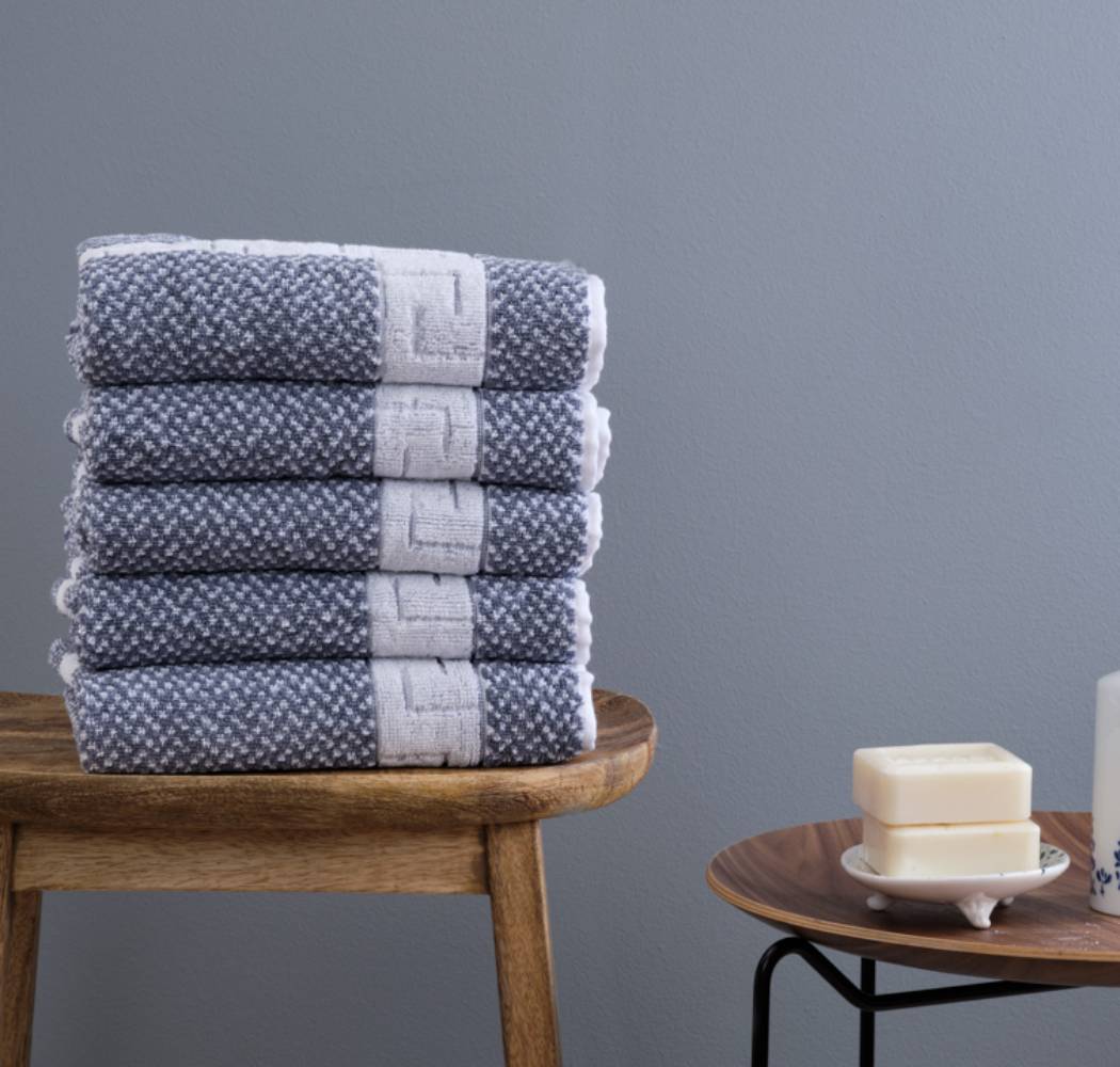 Πατάκι ''Roua'' 100% Cotton Greek-Grey