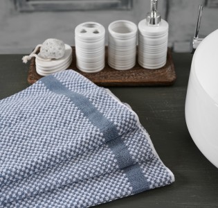 Roua Bathmat - Flakes - Grey