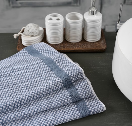 Πατάκι ''Roua'' 100% Cotton Flakes-Grey