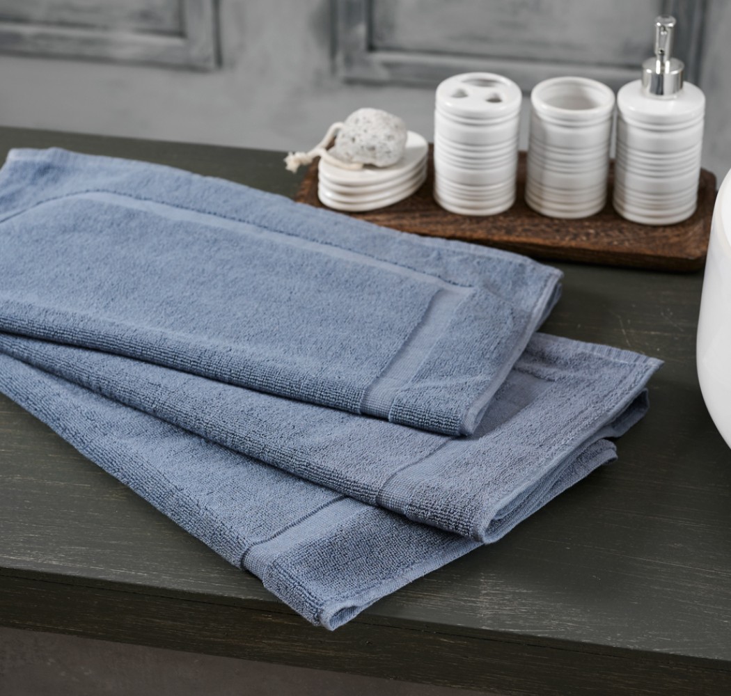 Πατάκι ''Roua'' 100% Cotton Grey-Grey
