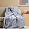 Κουβέρτα Μονόχρωμη Βελούρ “Silk Touch” Silver