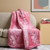 Κουβέρτα Μονόχρωμη Βελούρ “Silk Touch” Dusty Pink