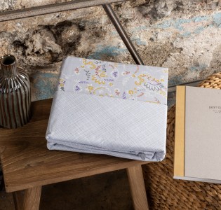 Luna Lily Grey Bed Sheet Set