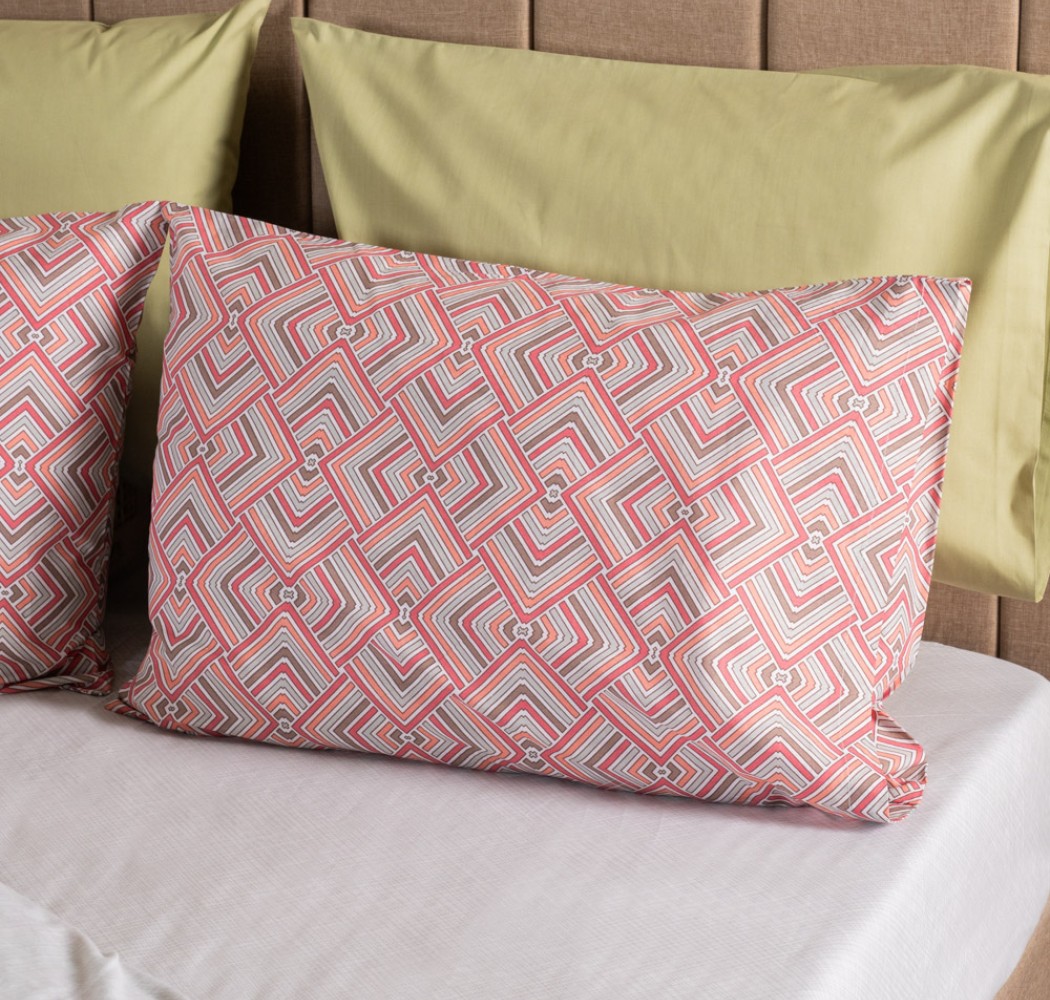 Luna Echo Pillowcases - Orange