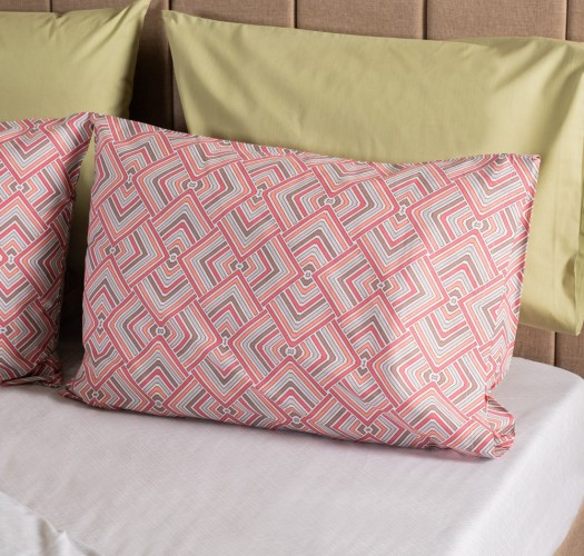Luna Echo Pillowcases - Orange