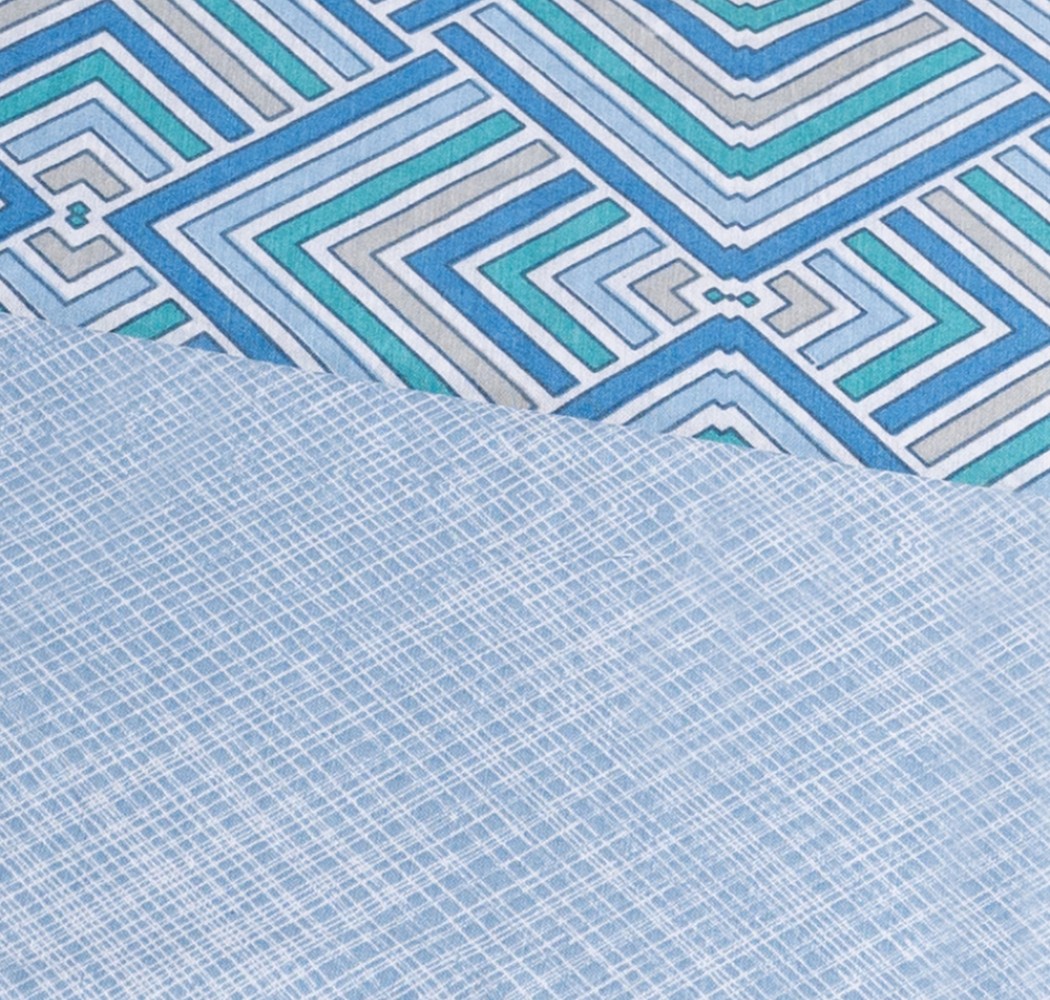 Παπλωματοθήκη “Luna” Echo Blue