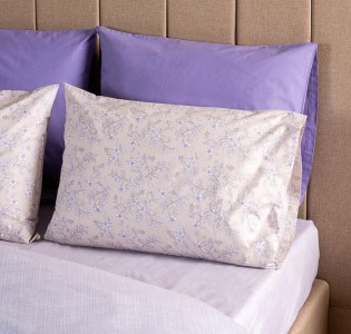 Μαξιλαροθήκες “Luna” Fiori Beige