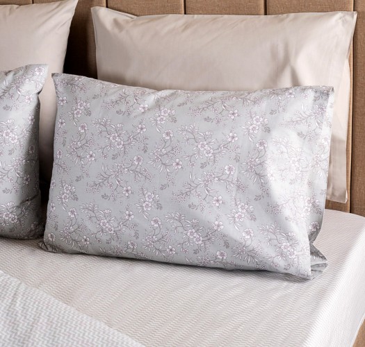 Luna Fiori Pillowcases - Sage