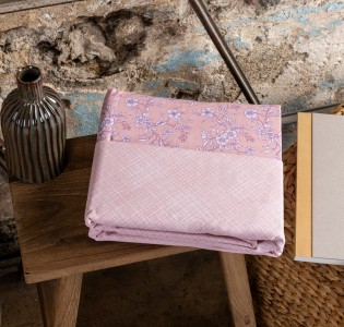 Σεντόνια Σετ “Luna” Fiori Pink