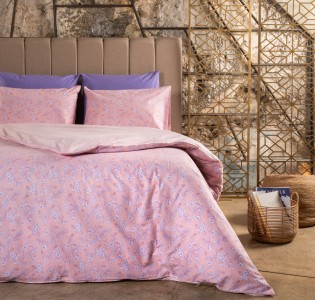 Σεντόνια Σετ “Luna” Fiori Pink
