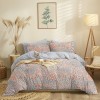 Marta Blot Apricot Bed Sheet Set