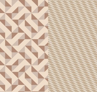 Marta Mira Brown Duvet Cover