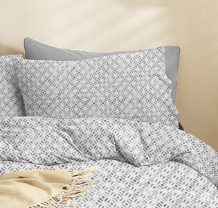 Marta Mosaic Pillowcases - Blue
