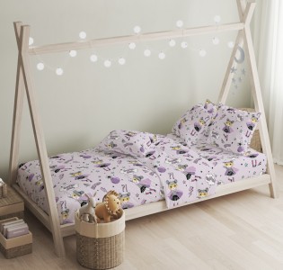 Σεντόνια Σετ “Little Star” Ballet Purple