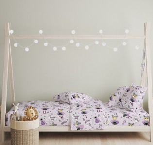Παπλωματοθήκη “Little Star” Ballet Purple