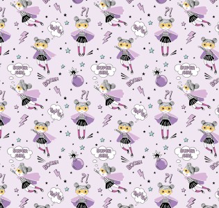 Παπλωματοθήκη “Little Star” Ballet Purple