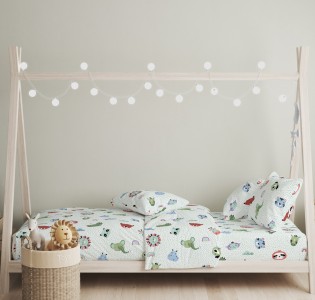 Σεντόνια Σετ “Little Star” Oasis Green