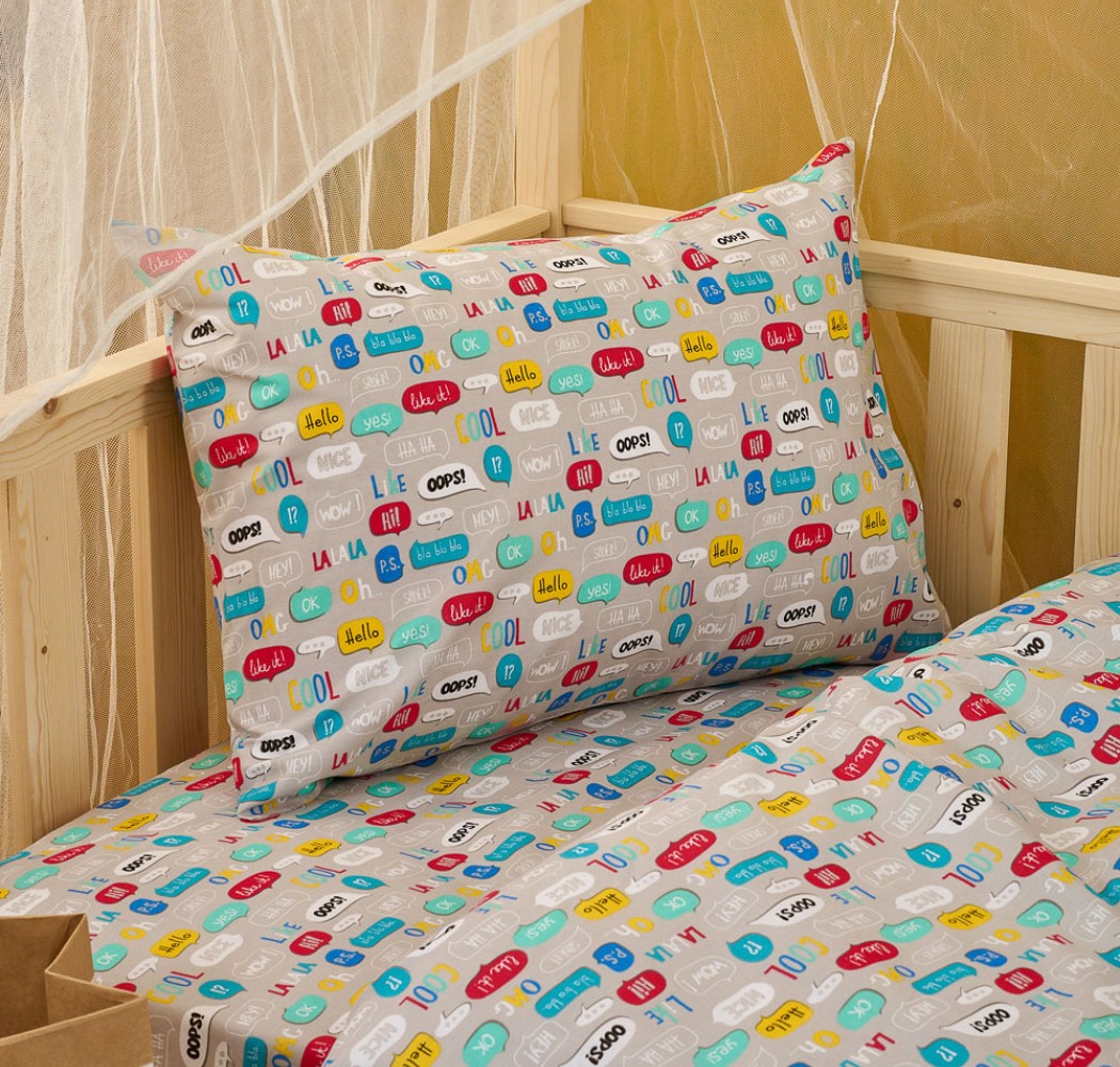 Junior Texts Bed Sheet Set