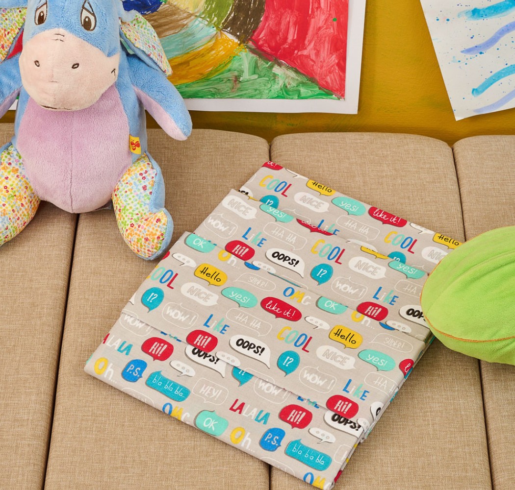 Junior Texts Bed Sheet Set