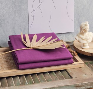 Power Nap Duvet Cover - Plum