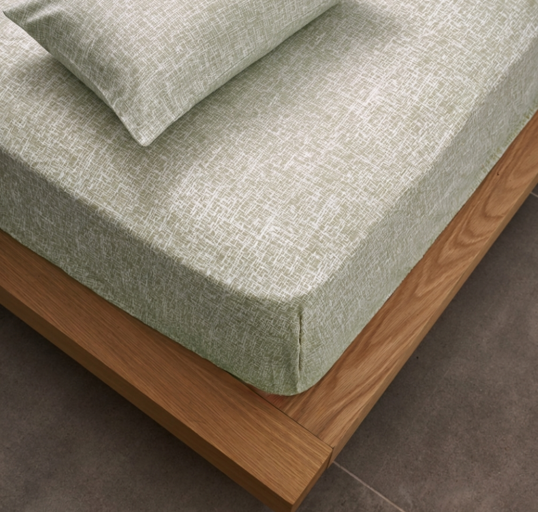Fitted Bedsheet "La Marta"Linen Khaki