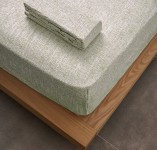 Σεντόνια Μεμονωμένα Λάστιχο “La Marta” Linen Khaki