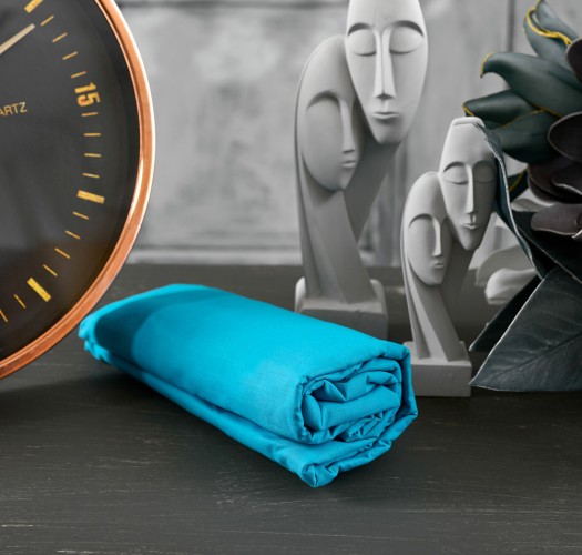 Fitted Sheet Angel Bed Sheets - Aqua