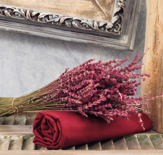 Fitted Sheet Angel Bed Sheets - Burgundy