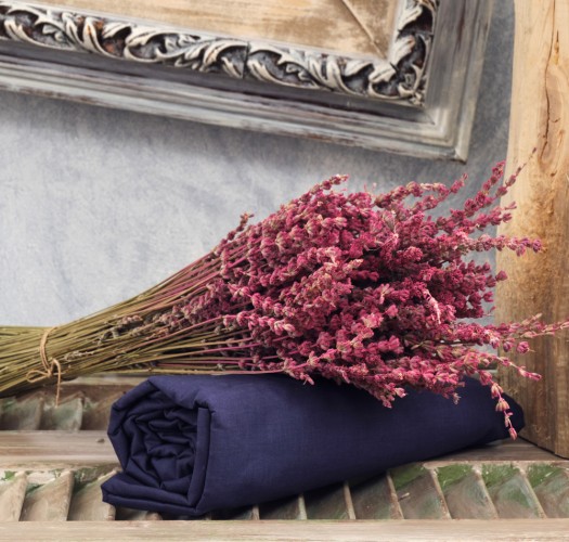 Fitted Sheet Angel Bed Sheets - Navy Blue