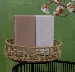 Melody Duvet Cover - Coffee-Grey