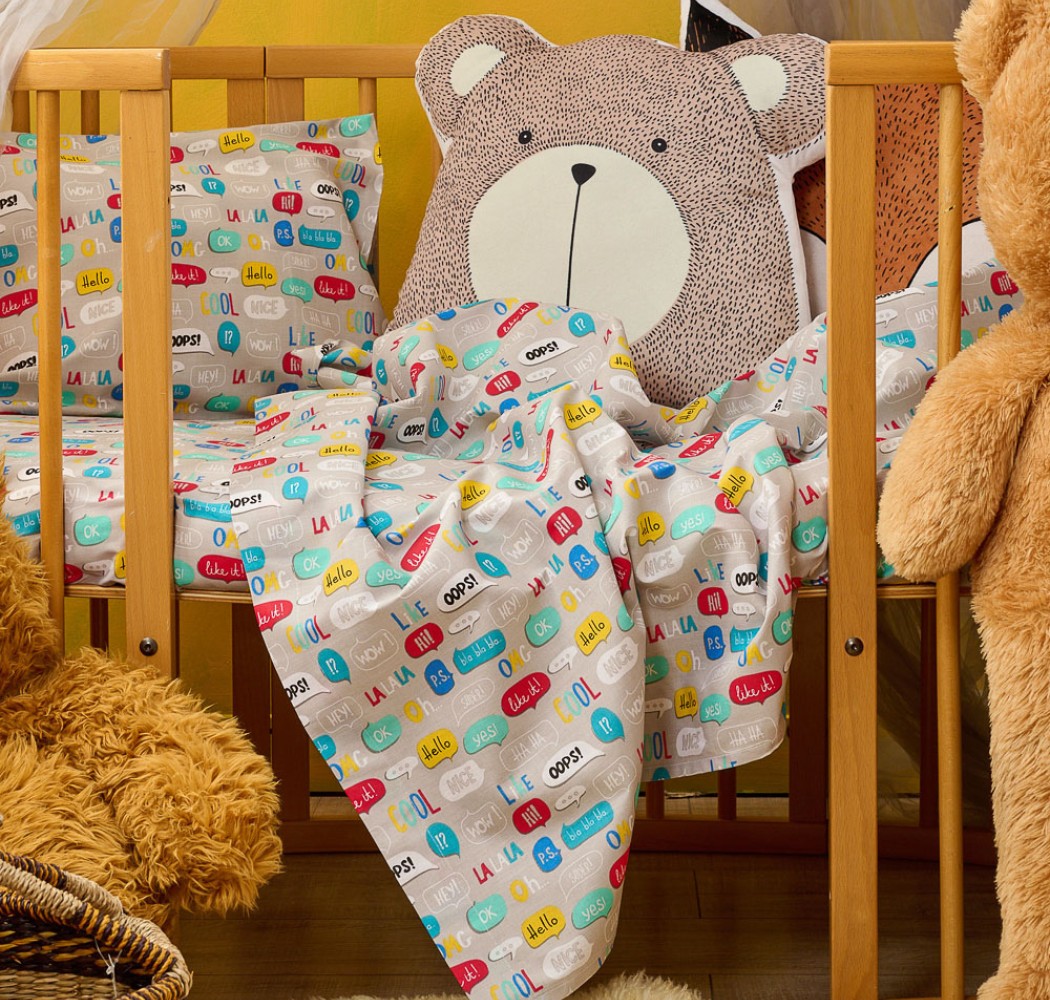 Texts Bedsheet Set