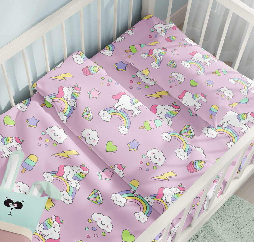 Candy Unicorn Bed Sheet Set