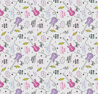 Σεντόνια Σετ “Baby” Guitar Pink