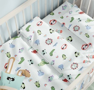 Σεντόνια Σετ “Baby” Oasis Green