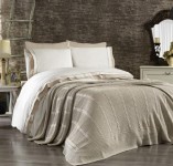 Κουβέρτα Πλεκτή “Edenhill” Beige