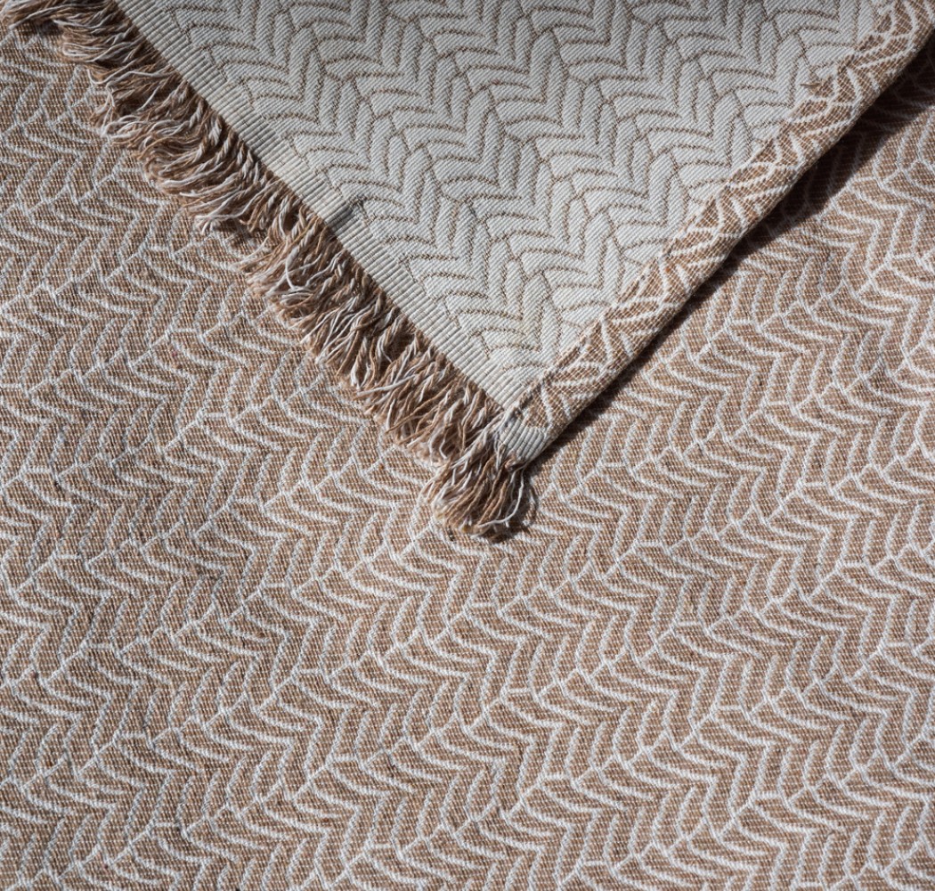 Ριχτάρι Καναπέ Cotton “Voyage” Lybe Mocca