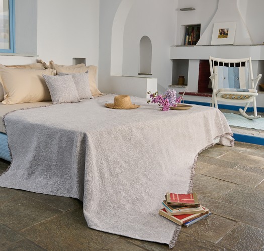 Ριχτάρι Καναπέ Cotton “Voyage” Zen Greige