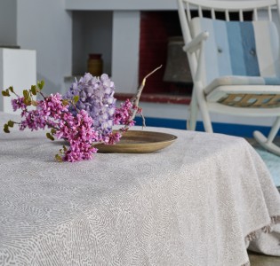 Ριχτάρι Καναπέ Cotton “Voyage” Zen Greige