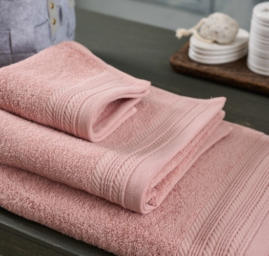 Πετσέτα Μονόχρωμη “New Cotton Series” Powder