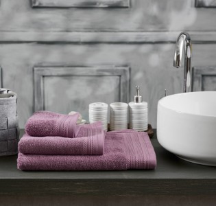 Πετσέτα Μονόχρωμη “New Cotton Series” Dusty Purple