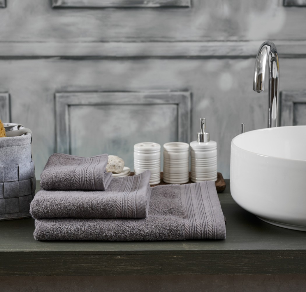 Πετσέτα Μονόχρωμη “New Cotton Series” Grey