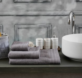 Πετσέτα Μονόχρωμη “New Cotton Series” Grey