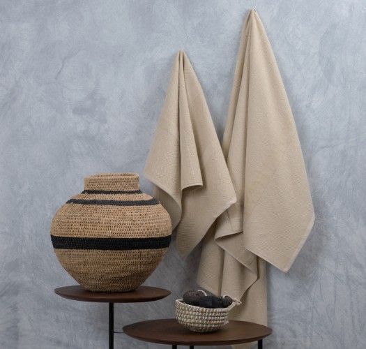Πετσέτα Ζακάρ “Serene” Pop Corn Beige