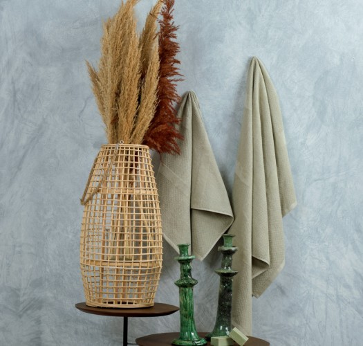Πετσέτα Ζακάρ “Serene” Pop Corn Dusty Green